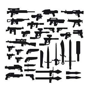 BrickArms Exclusive 2 to 4 Inch Scale Figure Style Mega Weapons Pack 