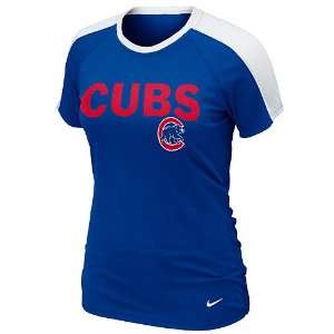 Chicago Cubs Womens Centerfield T Shirt by Nike