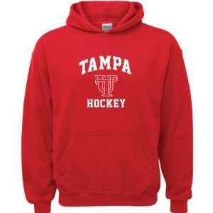  Tampa Spartans Red Youth Hockey Arch Hooded Sweatshirt 