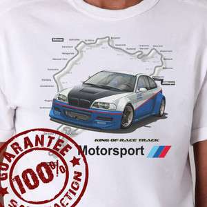 BMW Motoersport M3 E46 GTR Racing T shirt XS 3XL#471  