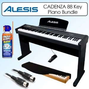  Alesis Cadenza 88 Key Hammer Action Digital Piano Outfit 