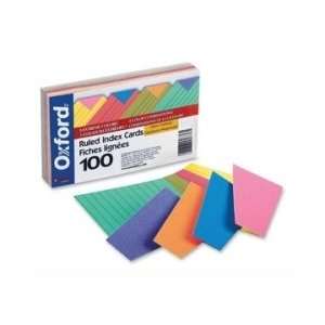  Esselte Colored Ruled Index Card  Assorted Colors 
