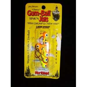John Petersons Chewy Gum Ball Fishing Lure Sink n Jigs 6 pack 