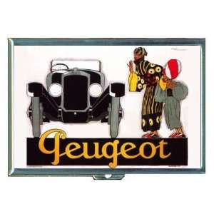 Peugeot 1920s France Car Ad ID Holder, Cigarette Case or Wallet MADE 