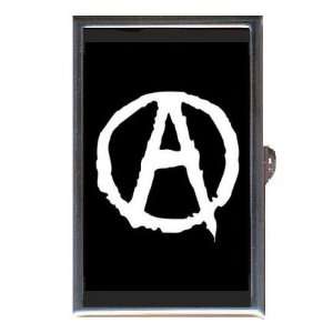  ANARCHY BLACK AND WHITE IMAGE Coin, Mint or Pill Box Made 