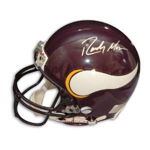  Randy Moss Autographed Pro Line Helmet  Details Minnesota Vikings 