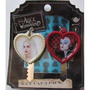  Alice in Wonderland Key Cap Heart 2 Pack Red Queen and 