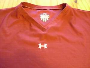 Under Armour v neck t shirt size youth L Large  