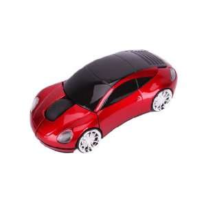  2.4G Red Car Wireless Mouse