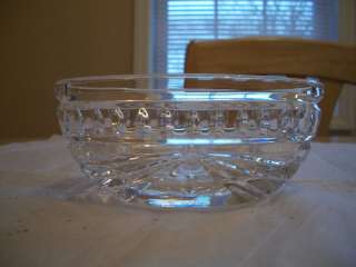 WATERFORD CRYSTAL OVERTURE OVAL 5 INCH BOWL DISH MINT  