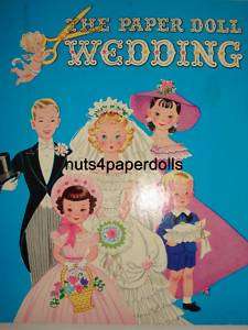 Vintage LGB PAPER DOLL WEDDING LASER REPRO FREE S&H W~2  