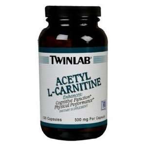  TwinLab Acetyl L Carnitine, 500 mg, Capsules, 30 capsules 