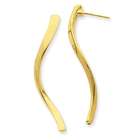 goldia 14k Gold Long Curled Post Earrings