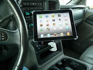 ipad 2 clamp BLACK   mounts in your Car on your Cabinet & is a great 