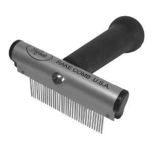  Resco Soft Handle Rake Comb with Fine Tooth Spacing and 1 