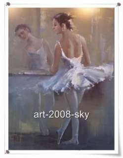 Original Oil painting artballet girlon canvas24x36  