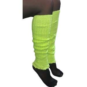 Neon Green Unisex Leg Warmers