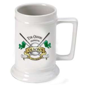  Personalized 16 oz. Golf Beer Stein