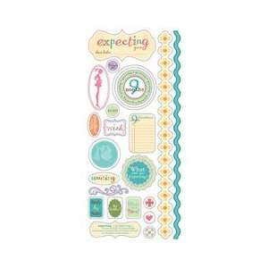  Clear Glitter Stickr Pregnancy Arts, Crafts & Sewing