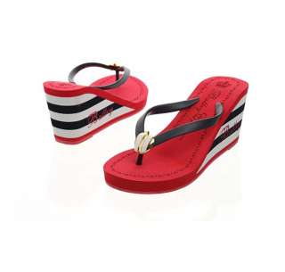Womens summer Wedge Platform Flip   Flop Sandals 3color  