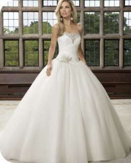 2012 New White/Ivory Wedding Dress Size 2 4 6 8 10 12 14 16 ++ can 