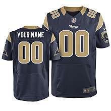 Mens Nike St. Louis Rams Customized Elite Team Color Jersey (40 60 