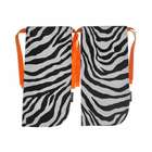 ShoeTotes Shoe Tote Travel Bag in Zebra/Orange