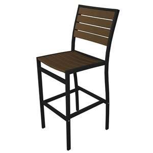  Poly Wood A102FABTE Euro Side Chair Outdoor Bar Stool 