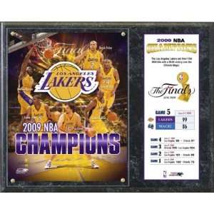  L.A. Lakers 2009 NBA Champs photo plaque 
