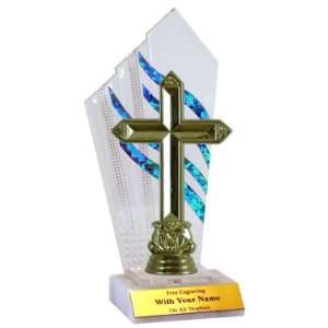    Quick Ship   8 Flames Cross Trophy Arts, Crafts & Sewing