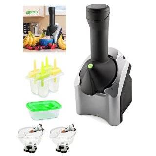 Yonanas 901 Deluxe Frozen Treat Maker with Cute Brutes Ice Cream Bowl 
