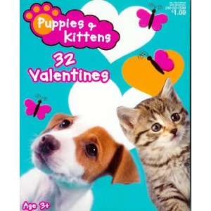  Puppies & Kittens Valentine Cards for Kids (84107050 