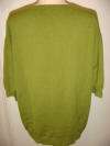 PRADA LIME GREEN CACHMERE SWEATER SHORT SLEEVE VINTAGE 1990 MADE IN 
