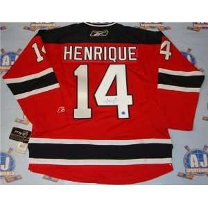  Adam Henrique New Jersey Devils Autographed/Hand Signed 