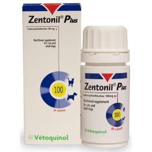  Zentonil Plus for Small Dogs & Cats 100mg (30 tablets 