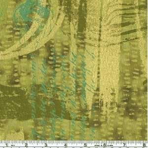  45 Wide Lonni Rossi Cultivated Artichoke Green Fabric By 