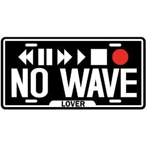 New  Play No Wave  License Plate Music