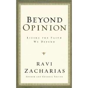   Opinion Living the Faith We Defend [Hardcover] Ravi Zacharias Books