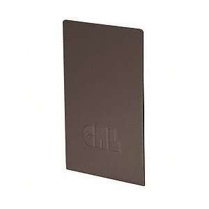 CRL Dark Bronze End Cap for B6S Series Standard Square Base Shoe by CR 