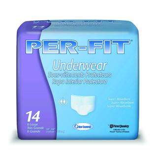 First Quality PerFit Protective Underwear Purple 58 to 68 in. 14 at 