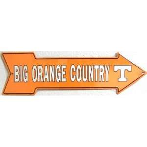  Tennessee Vols Big Orange Country tin metal sign 