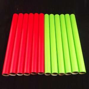   12 Rolls of 14.5 x 10 Feet Gift Wrap, Red & Green Christmas Colors