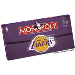    Los Angeles Lakers Collectors Edition Monopoly Toys & Games