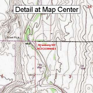   Map   Strasburg SW, Colorado (Folded/Waterproof)