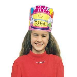  Carson Dellosa Publishing  Happy Birthday Crowns, 23 1/2w 