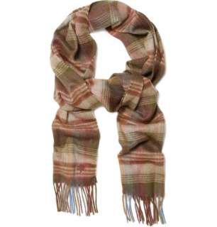   Accessories  Scarves  Printed scarves  Cashmere Plaid Scarf