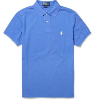   Polos  Short sleeve polos  Custom Fit Cotton Piqué Polo Shirt