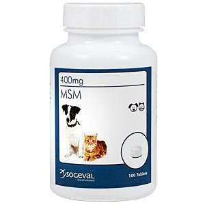  Sogeval MSM Tabs for Dogs and Cats 400 mg, 100 Tablets 