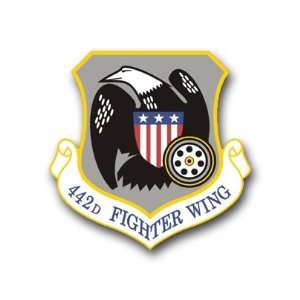  US Air Force 442nd Fighter Wing Decal Sticker 3.8 6 Pack 