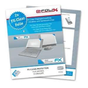  2 x atFoliX FX Clear Invisible screen protector for Archos 70 